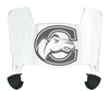 Campbell Fighting Camels Mini Football Helmet Visor Shield w/ Clips - PICK VISOR & LOGO COLOR