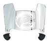 Campbell Fighting Camels Mini Football Helmet Visor Shield w/ Clips - PICK VISOR & LOGO COLOR