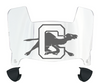 Campbell Fighting Camels Mini Football Helmet Visor Shield w/ Clips - PICK VISOR & LOGO COLOR