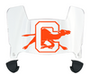 Campbell Fighting Camels Mini Football Helmet Visor Shield w/ Clips - PICK VISOR & LOGO COLOR