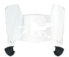 Campbell Fighting Camels Mini Football Helmet Visor Shield w/ Clips - PICK VISOR & LOGO COLOR