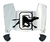 Campbell Fighting Camels Mini Football Helmet Visor Shield w/ Clips - PICK VISOR & LOGO COLOR