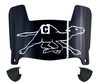 Campbell Fighting Camels Mini Football Helmet Visor Shield w/ Clips - PICK VISOR & LOGO COLOR
