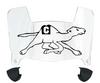Campbell Fighting Camels Mini Football Helmet Visor Shield w/ Clips - PICK VISOR & LOGO COLOR