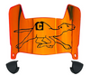Campbell Fighting Camels Mini Football Helmet Visor Shield w/ Clips - PICK VISOR & LOGO COLOR