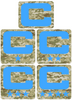 Dual Color Camo Camouflage Captain Patch Jersey C Style Football Helmet Decal - Perfect for Adult & Youth Full Size Football Helmets - PICK COLOR