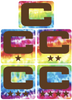 Dual Color Tie Dye Crucial Catch Cancer Captain Patch Jersey C Style Football Helmet Decal - Perfect for Adult & Youth Full Size Football Helmets - PICK COLOR