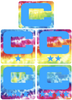 Dual Color Tie Dye Crucial Catch Cancer Captain Patch Jersey C Style Football Helmet Decal - Perfect for Adult & Youth Full Size Football Helmets - PICK COLOR