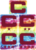 Dual Color Tie Dye Crucial Catch Cancer Captain Patch Jersey C Style Football Helmet Decal - Perfect for Adult & Youth Full Size Football Helmets - PICK COLOR