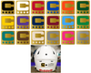 Dual Color Metallic Gold Captain Patch Jersey C Style Football Helmet Decal - Perfect for Adult & Youth Full Size Football Helmets - PICK COLOR
