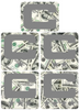Dual Color Money Print Captain Patch Jersey C Style Football Helmet Decal - Perfect for Adult & Youth Full Size Football Helmets - PICK COLOR