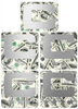 Dual Color Money Print Captain Patch Jersey C Style Football Helmet Decal - Perfect for Adult & Youth Full Size Football Helmets - PICK COLOR