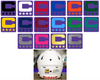 Dual Color Purple Captain Patch Jersey C Style Football Helmet Decal - Perfect for Adult & Youth Full Size Football Helmets - PICK COLOR
