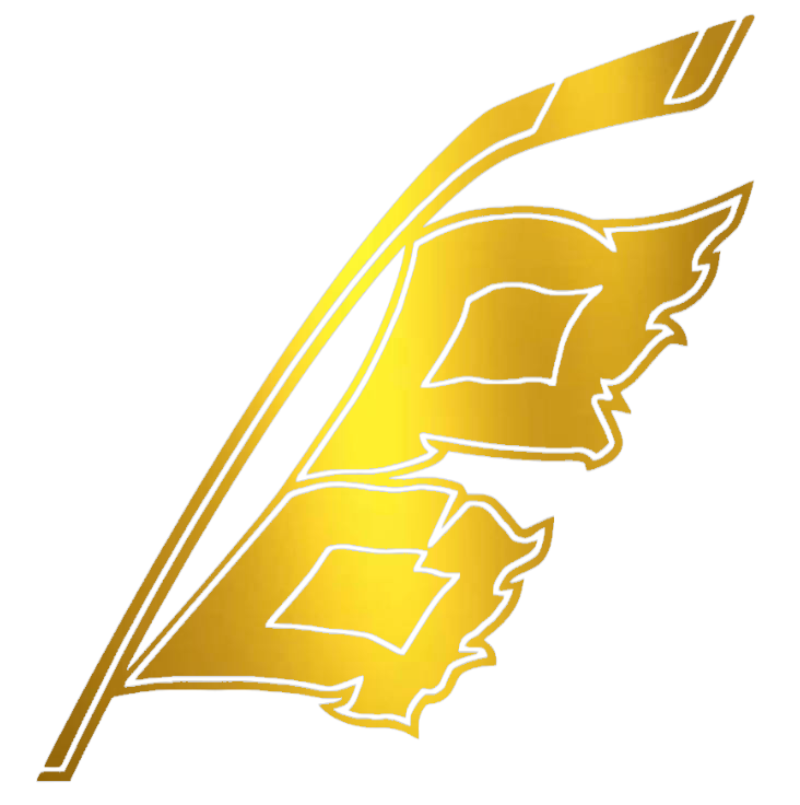 Carolina Hurricanes GOLD CHROME MIRROR Alternate Logo Premium DieCut Vinyl Decal PICK SIZE
