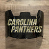 Carolina Panthers Full Size Football Helmet Visor Shield Black Dark Tint w/ Clips - PICK LOGO COLOR