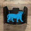 Carolina Panthers Full Size Football Helmet Visor Shield Black Dark Tint w/ Clips - PICK LOGO COLOR