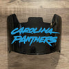 Carolina Panthers Full Size Football Helmet Visor Shield Black Dark Tint w/ Clips - PICK LOGO COLOR