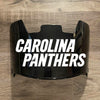 Carolina Panthers Full Size Football Helmet Visor Shield Black Dark Tint w/ Clips - PICK LOGO COLOR