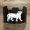 Carolina Panthers Full Size Football Helmet Visor Shield Black Dark Tint w/ Clips - PICK LOGO COLOR