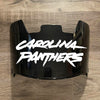 Carolina Panthers Full Size Football Helmet Visor Shield Black Dark Tint w/ Clips - PICK LOGO COLOR