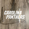 Carolina Panthers Full Size Football Helmet Visor Shield Clear w/ Clips - PICK LOGO COLOR