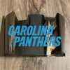 Carolina Panthers Full Size Football Helmet Visor Shield Silver Chrome Mirror w/ Clips - PICK LOGO COLOR