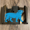 Carolina Panthers Full Size Football Helmet Visor Shield Silver Chrome Mirror w/ Clips - PICK LOGO COLOR