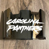 Carolina Panthers Full Size Football Helmet Visor Shield Silver Chrome Mirror w/ Clips - PICK LOGO COLOR