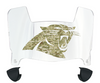 Carolina Panthers Limited Edition Mini Football Helmet Visor Shield w/ Clips - PICK VISOR & LOGO COLOR