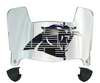 Carolina Panthers Limited Edition Mini Football Helmet Visor Shield w/ Clips - PICK VISOR & LOGO COLOR