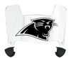 Carolina Panthers Retro Throwback Mini Football Helmet Visor Shield w/ Clips - PICK VISOR & LOGO COLOR