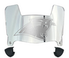 Carolina Panthers Retro Throwback Mini Football Helmet Visor Shield w/ Clips - PICK VISOR & LOGO COLOR