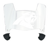 Carolina Panthers Mini Football Helmet Visor Shield w/ Clips - PICK VISOR & LOGO COLOR