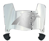 Carolina Panthers Mini Football Helmet Visor Shield w/ Clips - PICK VISOR & LOGO COLOR