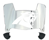 Carolina Panthers Mini Football Helmet Visor Shield w/ Clips - PICK VISOR & LOGO COLOR