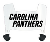 Carolina Panthers Mini Football Helmet Visor Shield w/ Clips - PICK VISOR & LOGO COLOR