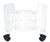Carolina Panthers Mini Football Helmet Visor Shield w/ Clips - PICK VISOR & LOGO COLOR