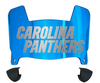 Carolina Panthers Mini Football Helmet Visor Shield w/ Clips - PICK VISOR & LOGO COLOR