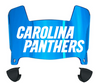 Carolina Panthers Mini Football Helmet Visor Shield w/ Clips - PICK VISOR & LOGO COLOR