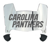 Carolina Panthers Mini Football Helmet Visor Shield w/ Clips - PICK VISOR & LOGO COLOR