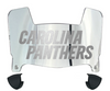 Carolina Panthers Mini Football Helmet Visor Shield w/ Clips - PICK VISOR & LOGO COLOR