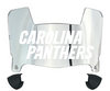 Carolina Panthers Mini Football Helmet Visor Shield w/ Clips - PICK VISOR & LOGO COLOR