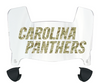 Carolina Panthers Limited Edition Mini Football Helmet Visor Shield w/ Clips - PICK VISOR & LOGO COLOR