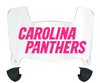 Carolina Panthers Limited Edition Mini Football Helmet Visor Shield w/ Clips - PICK VISOR & LOGO COLOR