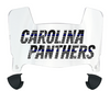 Carolina Panthers Limited Edition Mini Football Helmet Visor Shield w/ Clips - PICK VISOR & LOGO COLOR