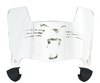 Carolina Panthers Limited Edition Mini Football Helmet Visor Shield w/ Clips - PICK VISOR & LOGO COLOR