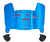 Carolina Panthers Limited Edition Mini Football Helmet Visor Shield w/ Clips - PICK VISOR & LOGO COLOR