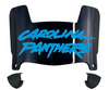 Carolina Panthers Retro Throwback Mini Football Helmet Visor Shield w/ Clips - PICK VISOR & LOGO COLOR