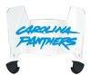 Carolina Panthers Retro Throwback Mini Football Helmet Visor Shield w/ Clips - PICK VISOR & LOGO COLOR