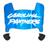 Carolina Panthers Retro Throwback Mini Football Helmet Visor Shield w/ Clips - PICK VISOR & LOGO COLOR